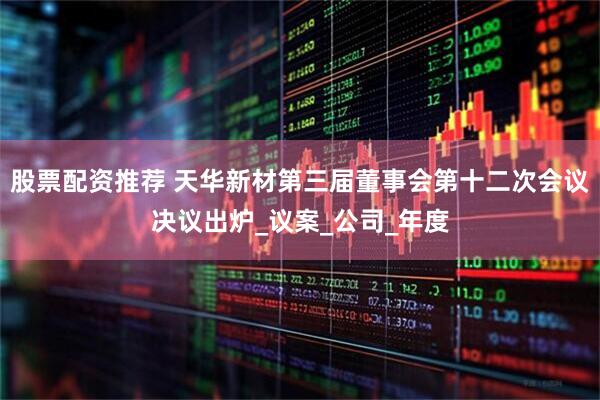 股票配资推荐 天华新材第三届董事会第十二次会议决议出炉_议案_公司_年度